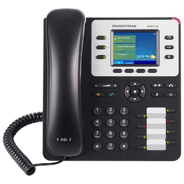 Grandstream Voip Telefon Gxp2130 Sort Sort