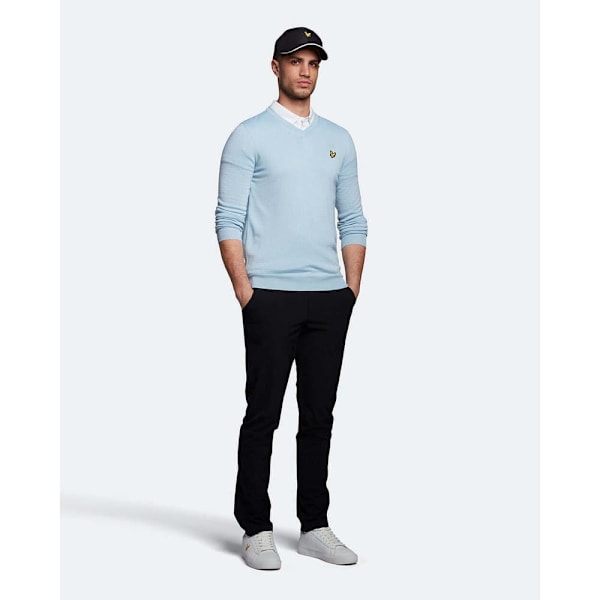 Lyle & Scott V-hals Sweater Blå S Kvinde
