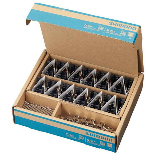 Shimano Bremseklodser Metalic M8000/m9001 Grå 25 Pairs