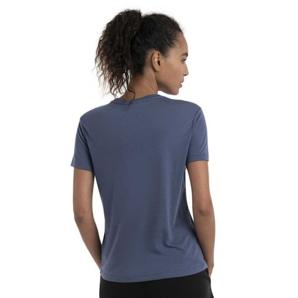 Icebreaker Merino Core T-shirt Med Korte ærmer Blå XS Kvinde