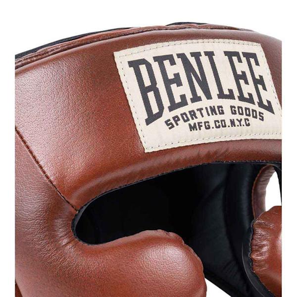 Benlee Huvudskydd I Läder Premium Headguard Brun S-M