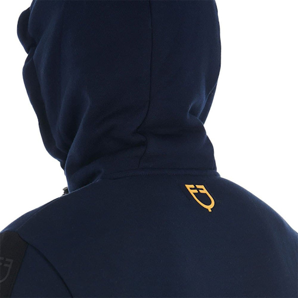 Equestro Inside Fleece Sweatshirt Med Lynlås Blå XS Mand