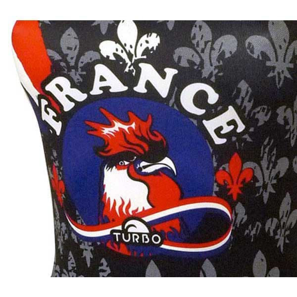 Turbo Badedragt France Coq 895682 Sort S Kvinde