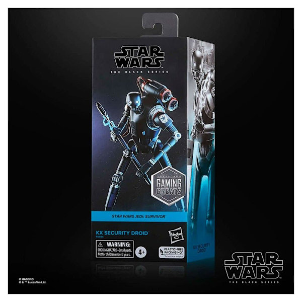 Hasbro Säkerhetsdroid Kx Star Wars-figur The Black Series Svart