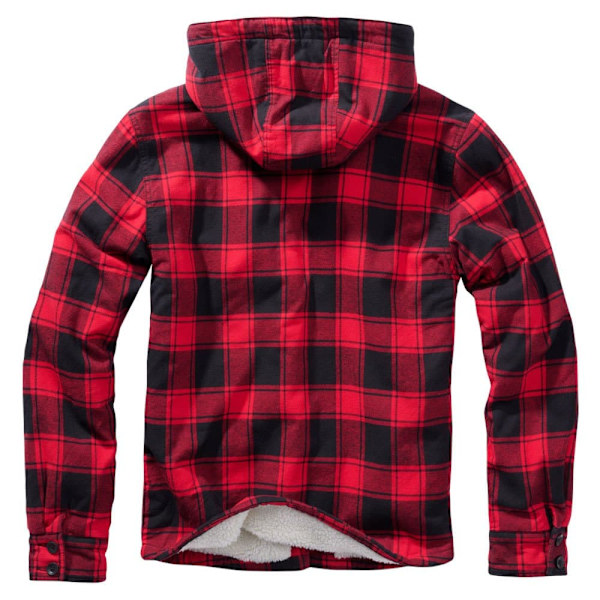 Brandit Jakke Lumberjack Rød,Sort M Mand