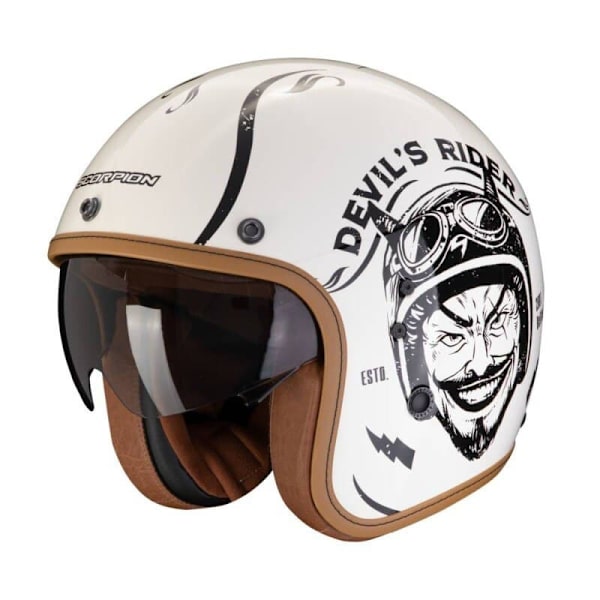 Scorpion Belfast Evo Romeo åben Hjelm Gylden M