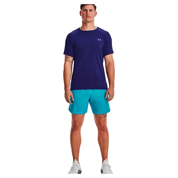 Under Armour Lyhythihainen T-paita Rush Embossed Sininen L Mies