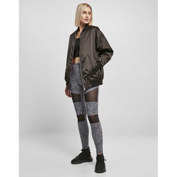 Urban Classics Bomberjakke Oversized Satin Sort S Kvinde