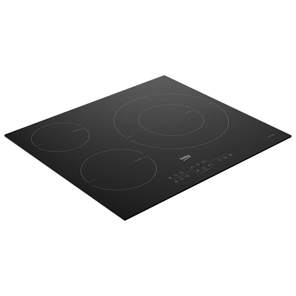 Beko Induktion Kogeplade Hii63205mt 3 Brændere 60 Cm Sort Sort