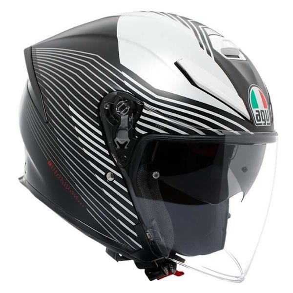 Agv K5 Jet Evo åben Hjelm Sort L
