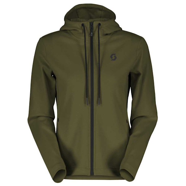 Scott Tech Zip Jacka Grönt L Kvinna