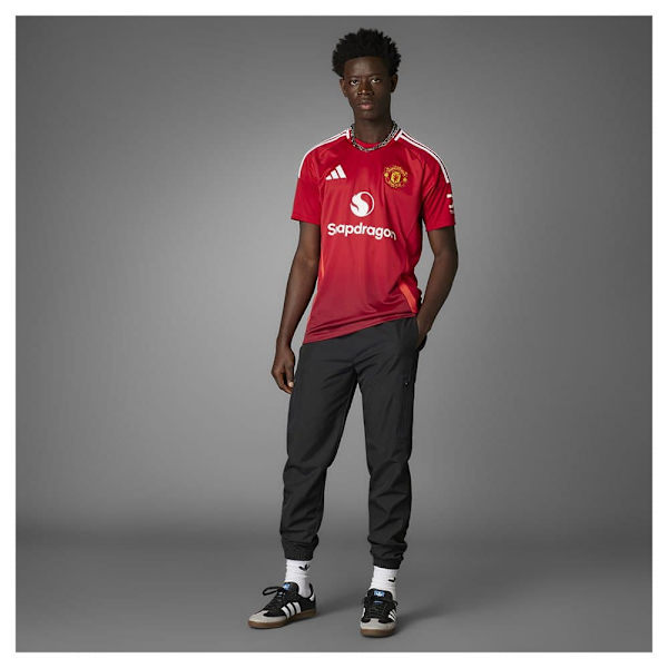 Adidas Manchester United 24/25 Lyhythihainen T-paita Kotiin Punainen XS