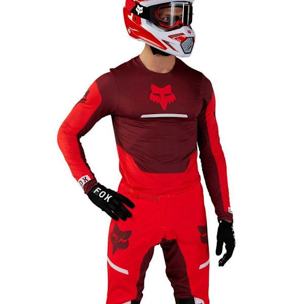 Fox Racing Mx Flexair Optical T-shirt Med Lång ärm  M Man