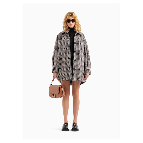 Armani Exchange 6dym1h_ym1rz Tröja Med Hög Krage Svart L Kvinna