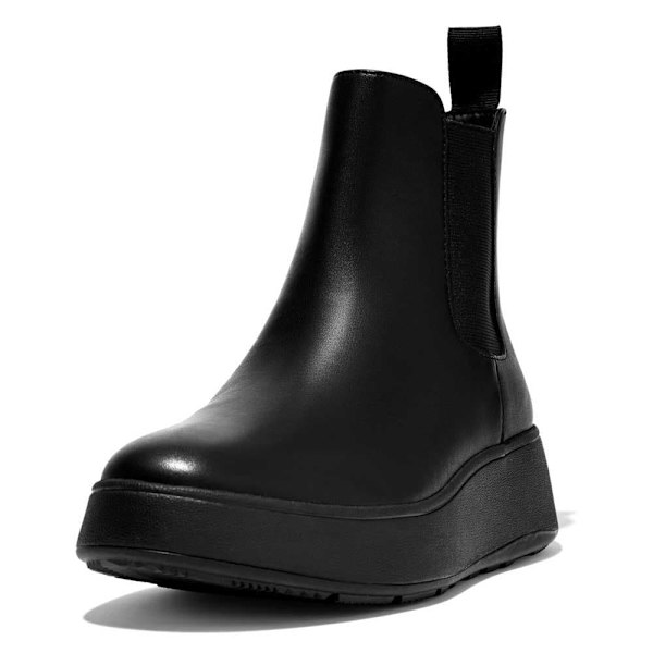 Fitflop Støvler F-mode Leather Sort EU 37 Kvinde