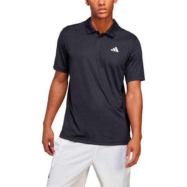 Adidas Kortærmet Polo Club Sort S Mand