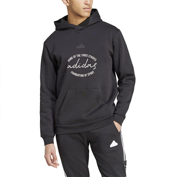 Adidas Brand Love Fleece Hættetrøje Sort M / Regular Mand