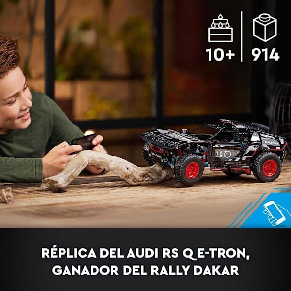 Lego Byggeri Spil Audi Rs Q E-tron Søvfarvet