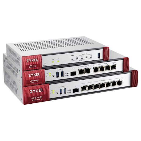 Zyxel Brandväggsrouter Usgflex100-eu0112f Silver