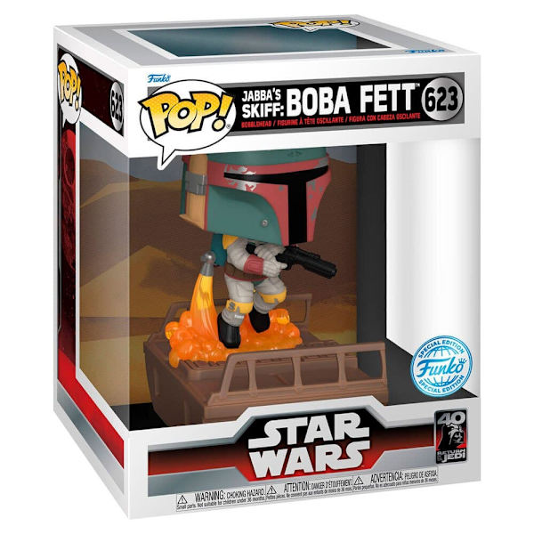 Funko Pop Deluxe Star Wars Boba Fett Exclusive Durchsichtig