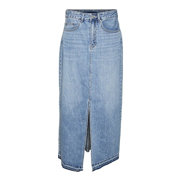 Vero Moda Lång Kjol Zayla Blå M Kvinna