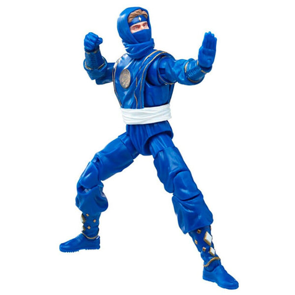 Power Rangers Ninja Blue Ranger-samlingen 15 Cm Flerfärgad