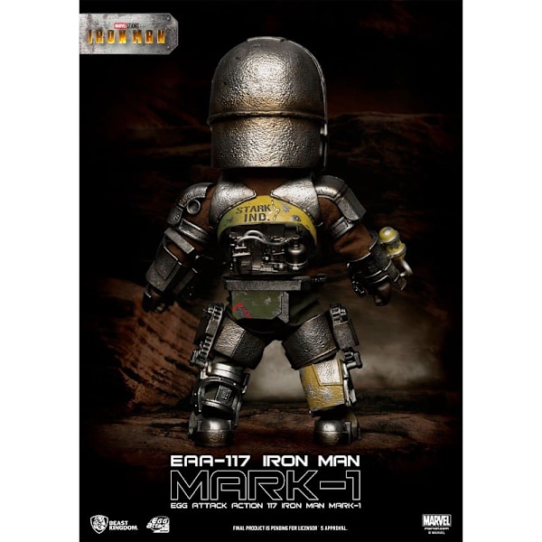 Marvel Avengers Mark I Figur Iron Man Sort