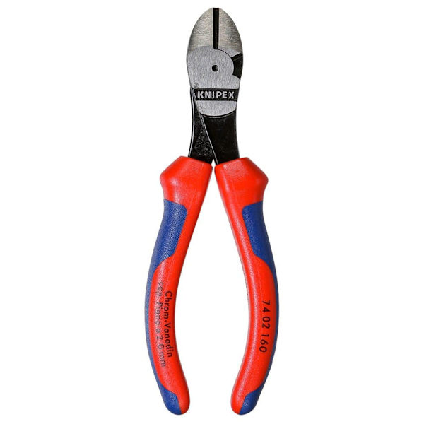 Knipex Leikkauspihdit Atramentized Diagonal 160 Mm Punainen,Sininen