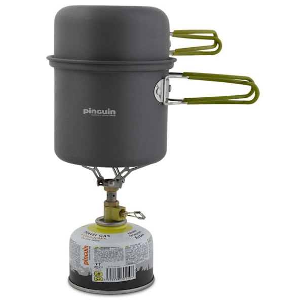 Pinguin Camping Liesi Atom Titan Hopeinen