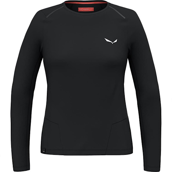Salewa Pedroc Dry T-shirt Med Lange ærmer Sort M Kvinde