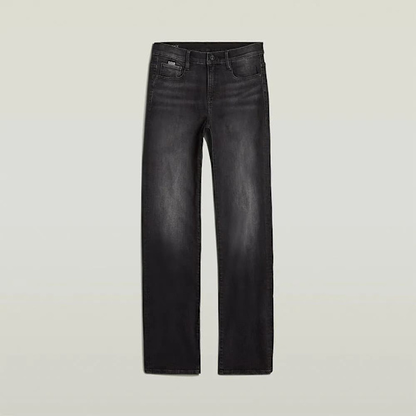 G-star Strace Straight Fit Jeans Grå 25 / 32 Kvinde