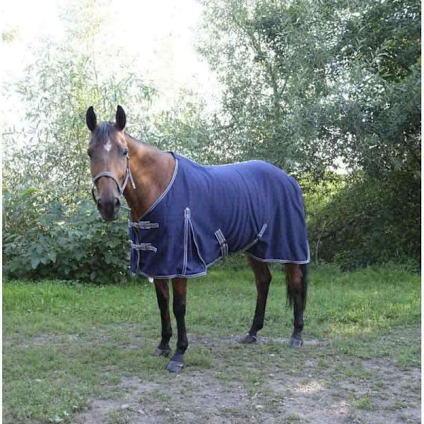 Equitheme Standard Sommarmatta Sweat Blå 206-155 cm