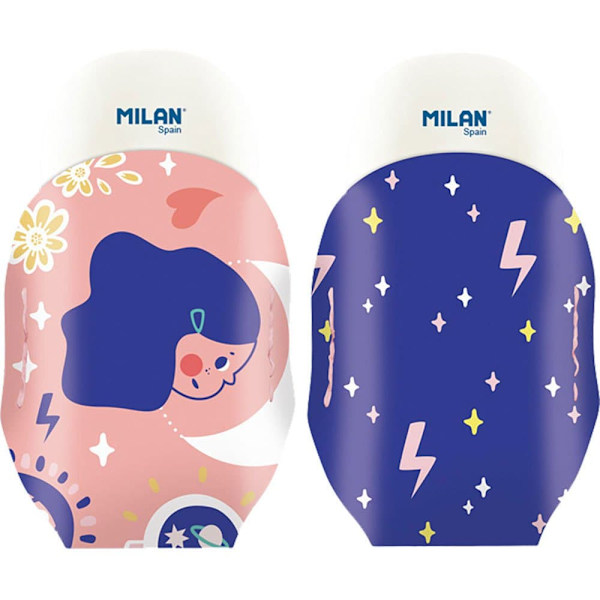 Milan Display Box 24 Magic Oval Med Omslag Magic Specialserie Blå
