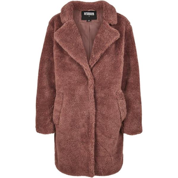 Urban Classics Sherpa Parka Oversized Rosa M Kvinna