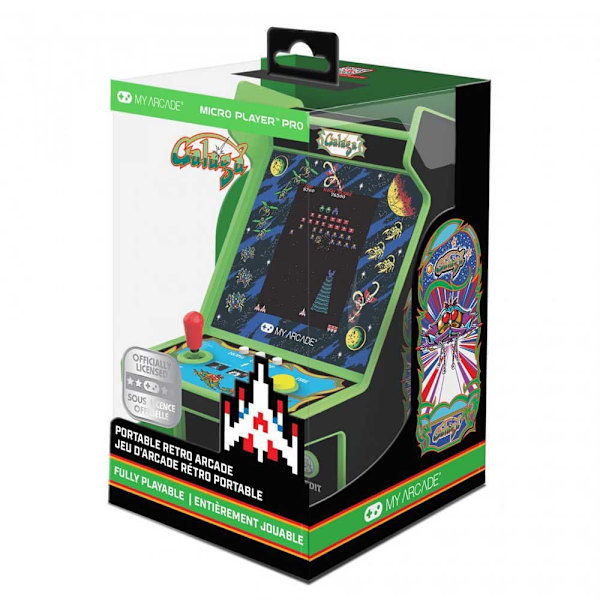 My Arcade Spel Micro Player Galaga 2 6.5´´ Retro Trösta Multifärg