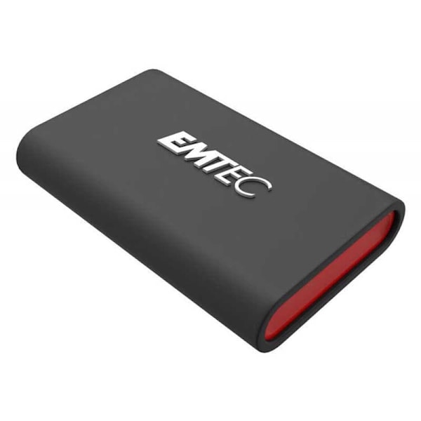 Emtec Ekstern Ssd-harddisk X20 Elite Usb-c 256gb Transparent