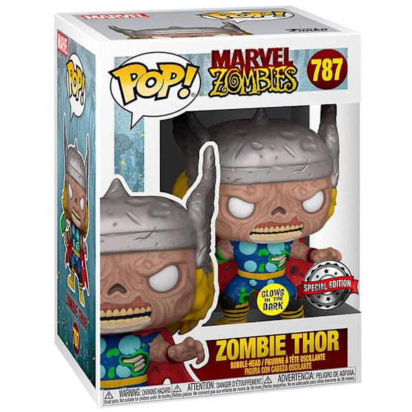 Funko Pop Marvel Zombies Thor Exclusive Flerfärgad