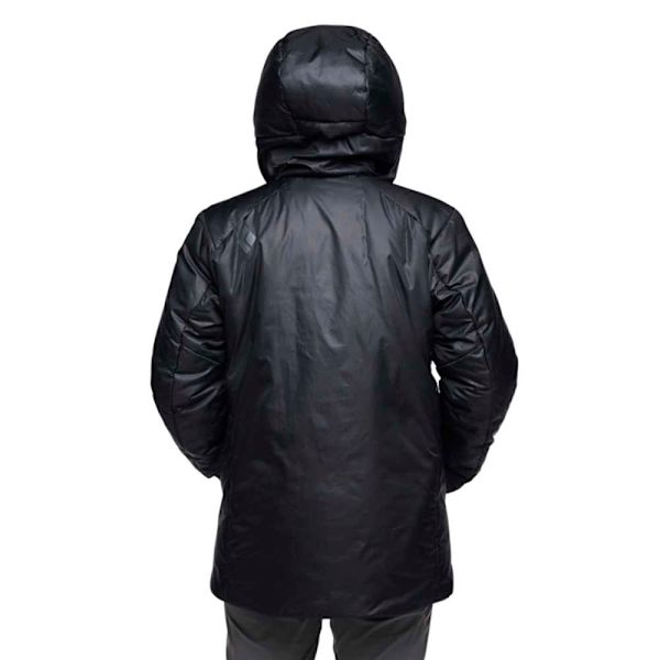 Black Diamond Belay Parka Sort S Kvinde