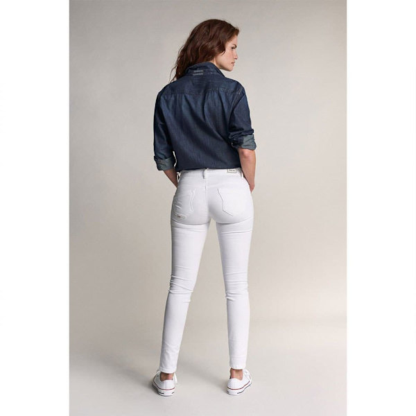 Salsa Jeans /wonder Push Up Skinny Jeans 1191210001-white Hvid 25 / 30 Kvinde