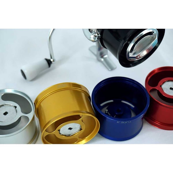Mvspools Lige Reservespole I Aluminium Mv1 Gylden T2