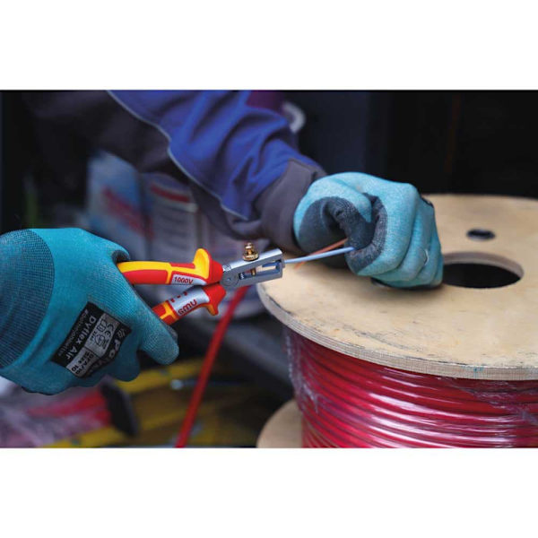 Nws Trådstrippertang Serie 49 Vde 160 Mm Rød