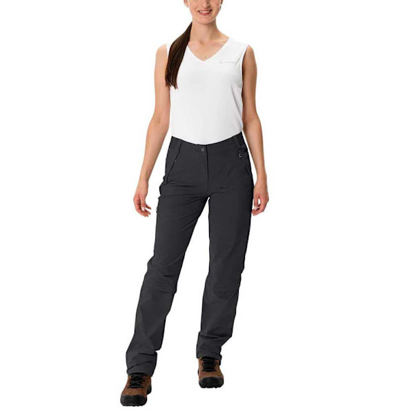 Vaude Farley Stretch Capri T-zip Iii Byxor Svart 36 / Short Kvinna
