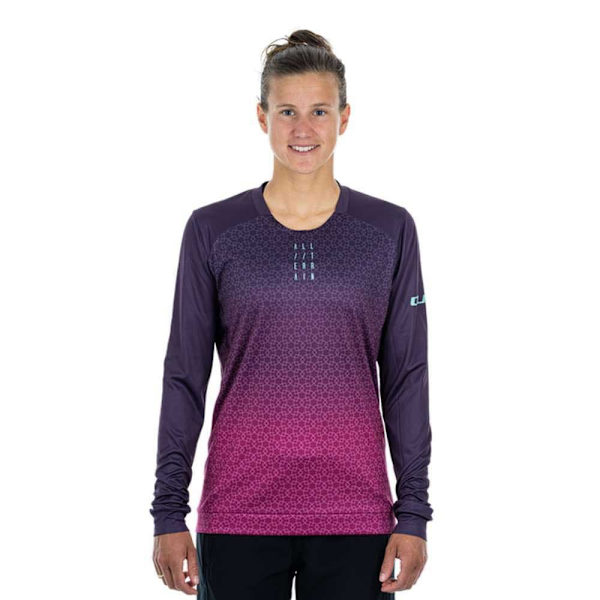 Cube Långärmad Endurotröja Atx Lila 3XL Kvinna