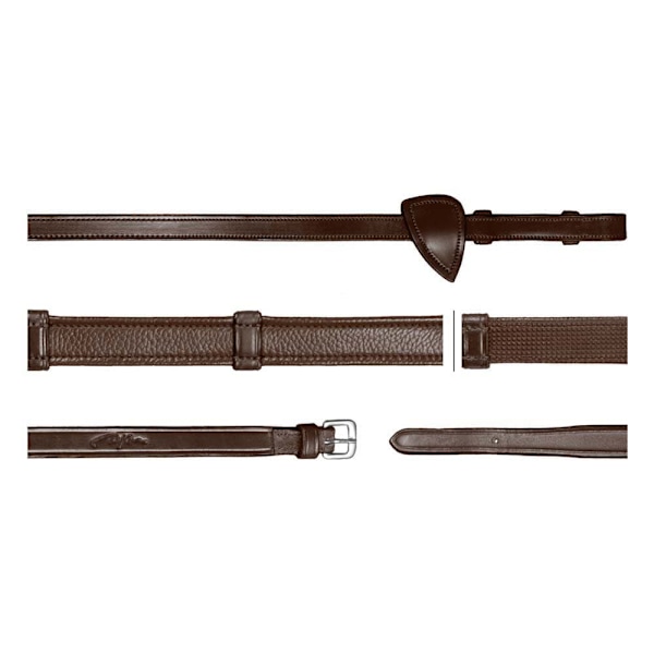 Dyon New English Collection 5/8 Jägare Tyglar Med 7 Läder Slingor  Cob