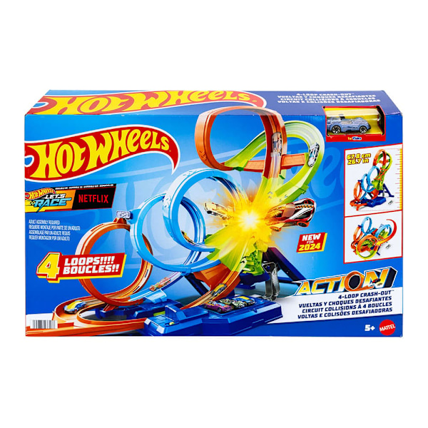 Hot Wheels Handling Ny 4 Loop Crash Ud