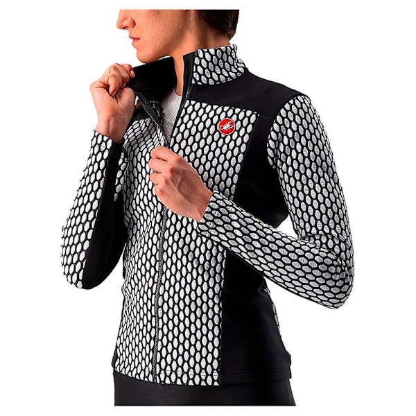 Castelli Langærmet Sweater Sfida 2 Fz Grå L Kvinde
