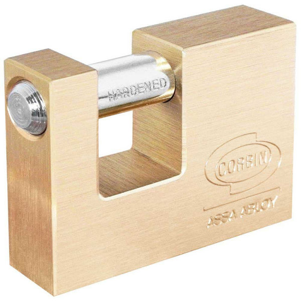 Security Products S.r.l Rektangulær Hængelås L.311.70 70 Mm Gylden