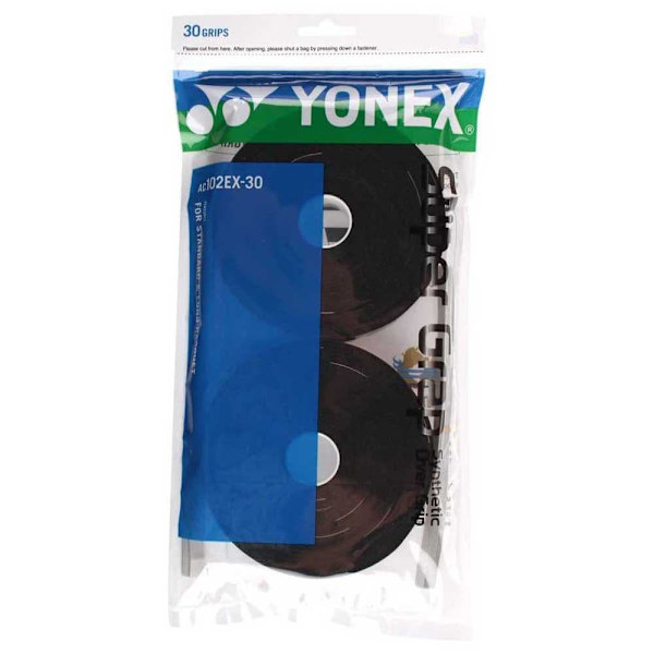Yonex Tennis Overgreb Super Grap Ac102ex 30 Enheder Sort