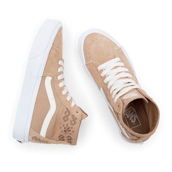 Vans Sk8-hi Tapered Skor Beige EU 37 Kvinna