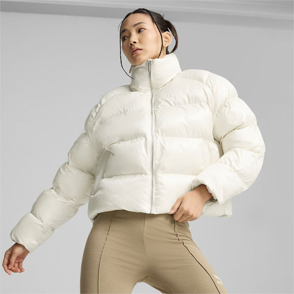 Puma Select Shiny Puffjacka Vit S Kvinna